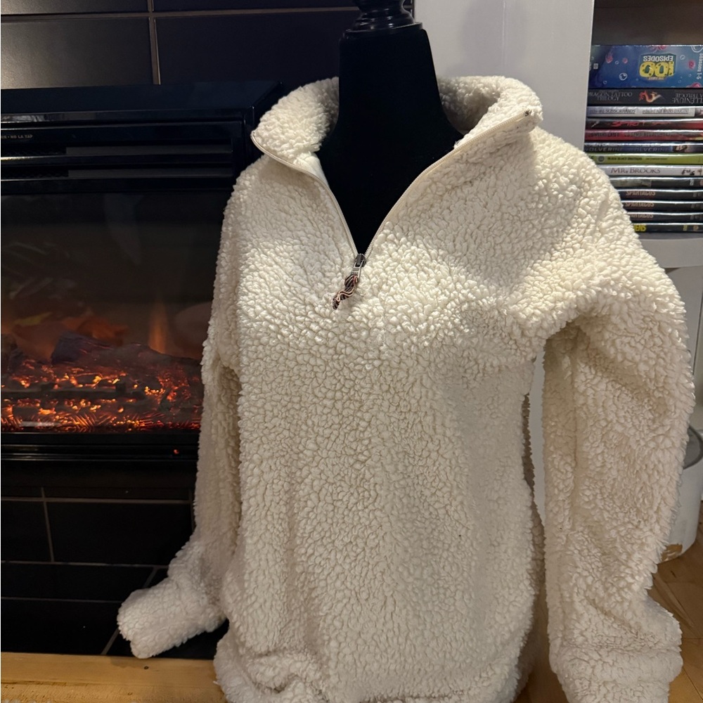 Weatherproof Vintage Cream Sherpa Jacket